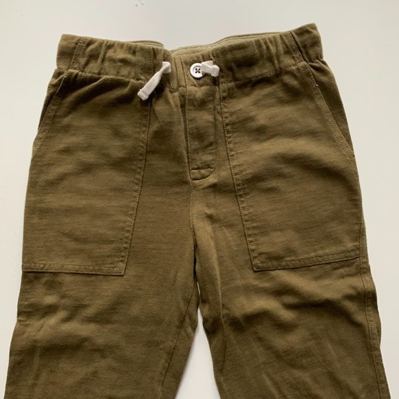 CREWCUTS military green jersey jogger size 10 - Picture 5 of 11